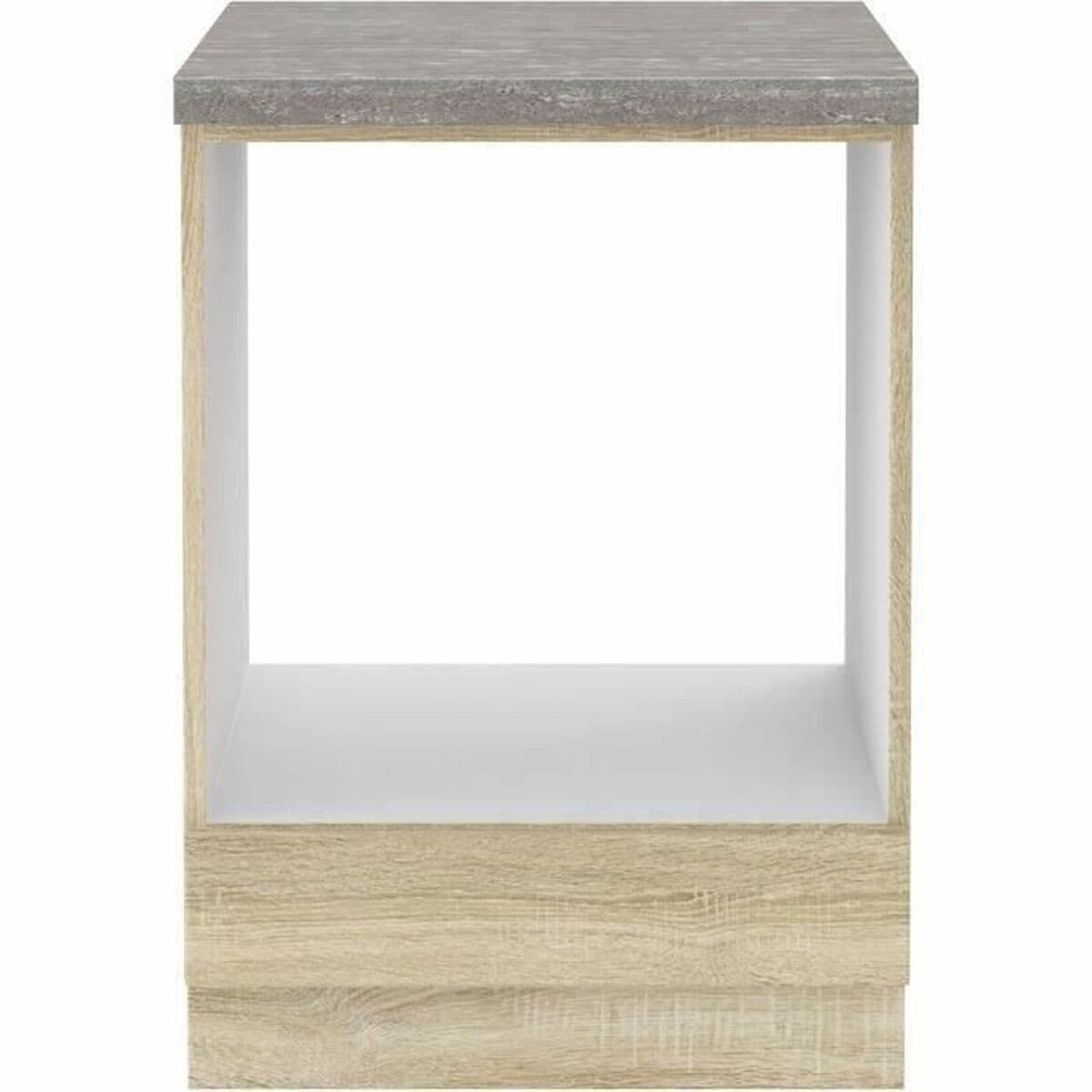 Mueble para horno Lassen Gris 60 x 51,6 x 85 cm