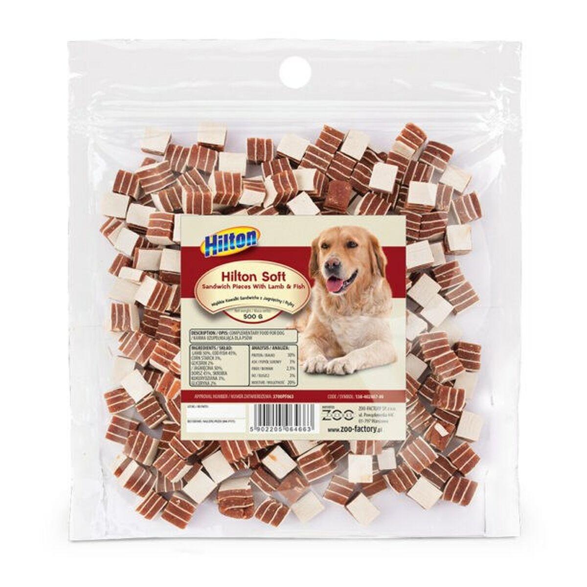 Snack para Perros Hilton Pescado Cordero Bacalao 500 g