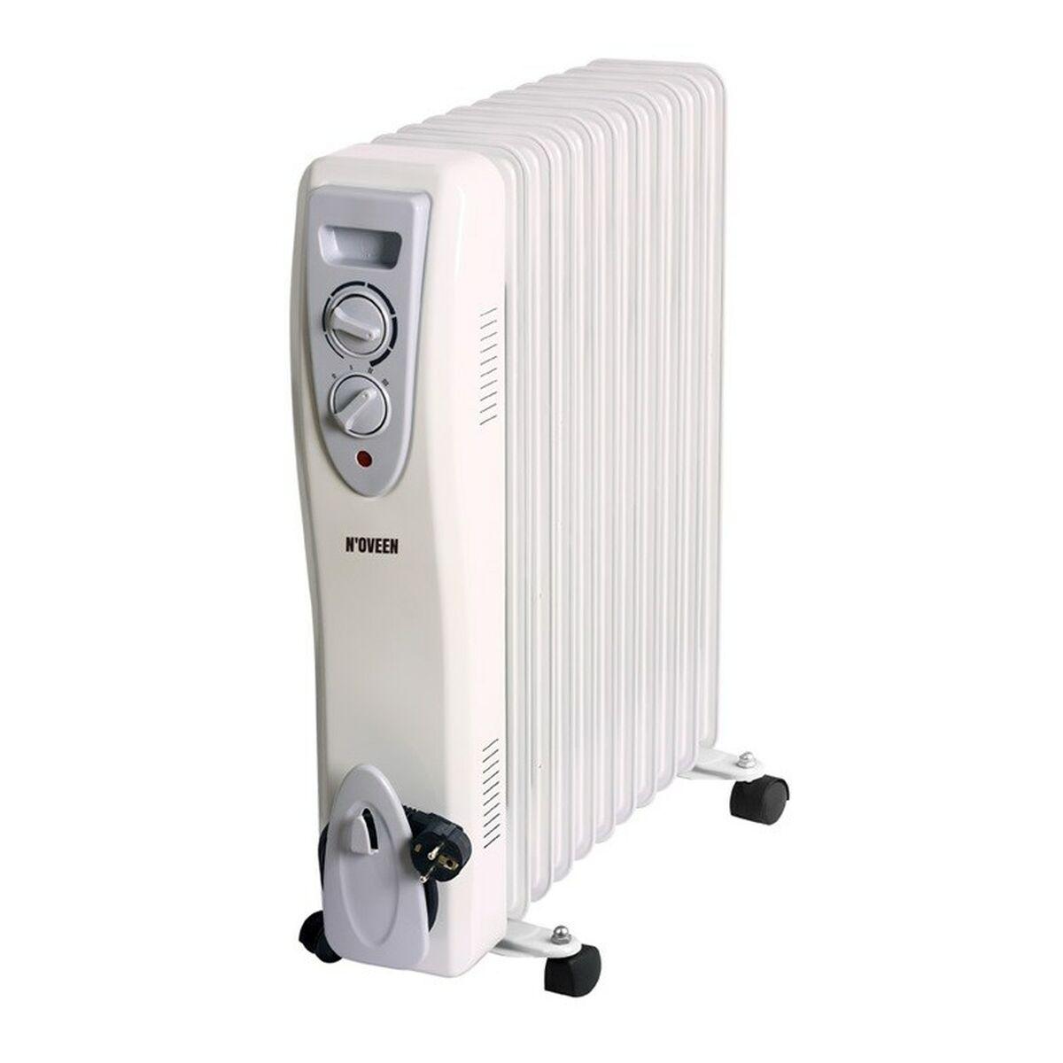 Radiador de Aceite N'oveen OH11 Blanco 2500 W