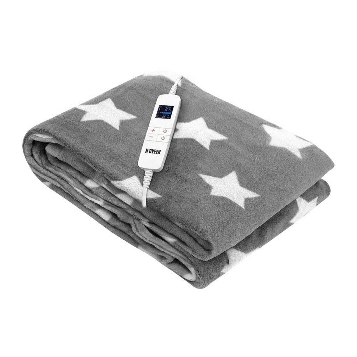 Manta Eléctrica N'oveen EB651 180 x 130 cm Gris Estrellas