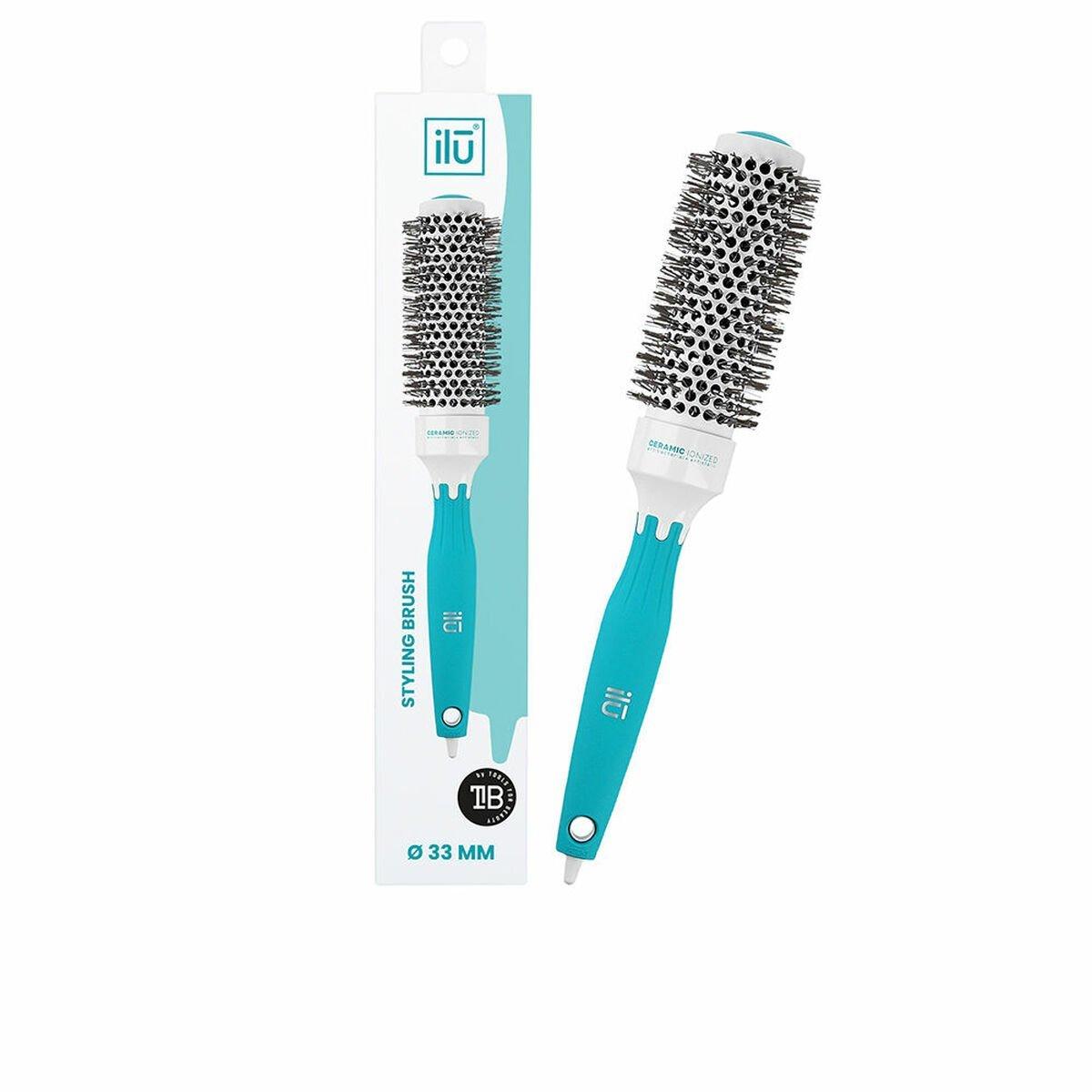 Cepillo Moldeador Ilū Styling Azul Cerámica Ø 33 mm