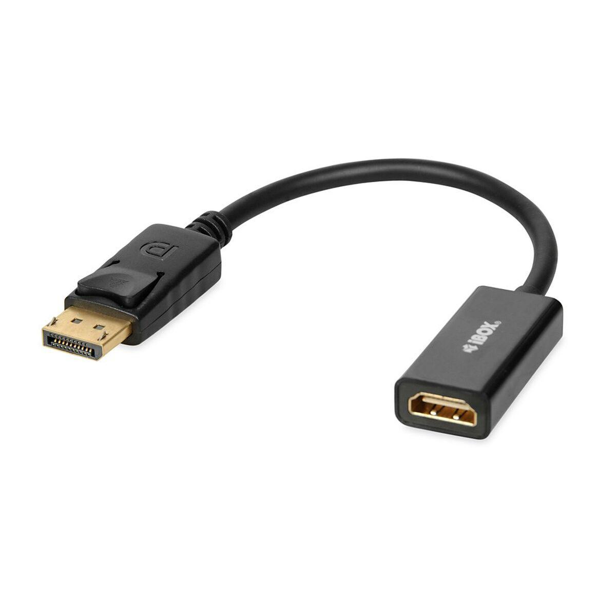 Adaptador DisplayPort a HDMI Ibox IADP4K Negro