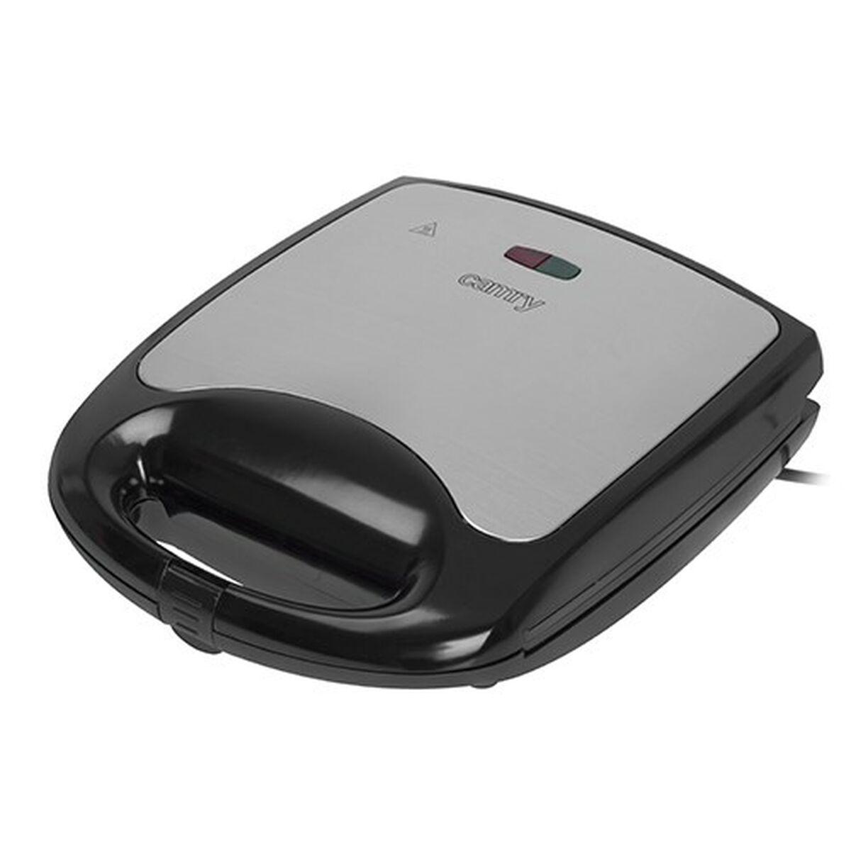 Sandwichera Camry CR 3023 Negro Gris Plateado 1100 W 1500 W