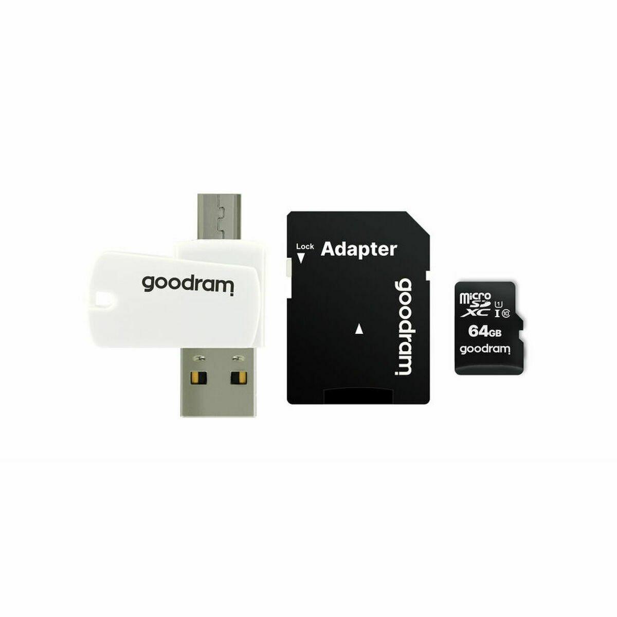 Tarjeta de Memoria Micro SD con Adaptador GoodRam M1A4 All in One 64 GB 64 GB