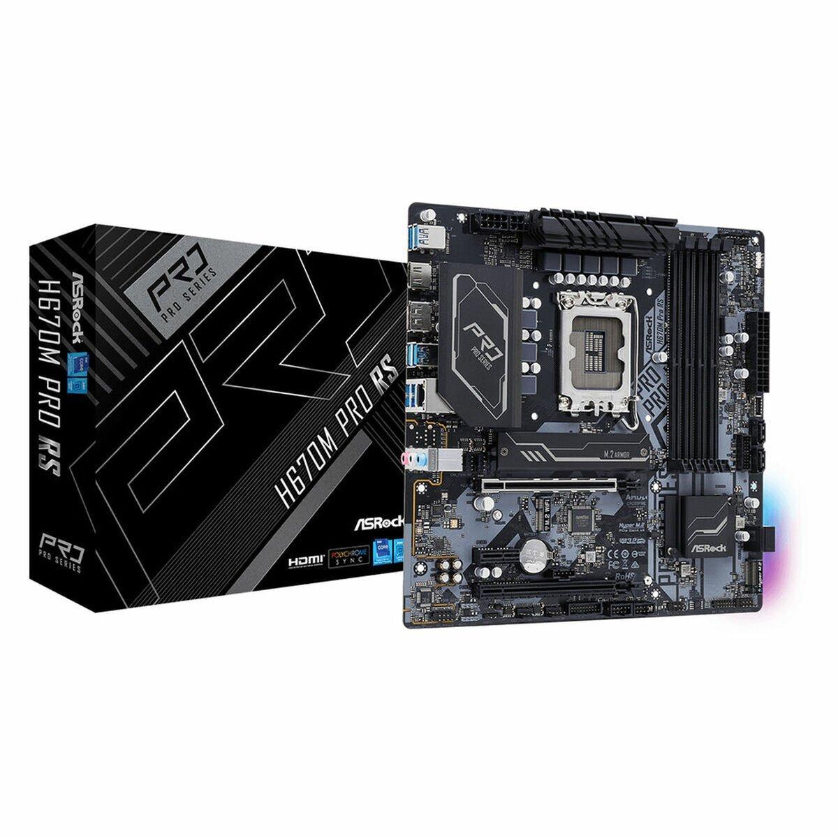 Placa Base ASRock H670M PRO RS LGA 1700 INTEL H670