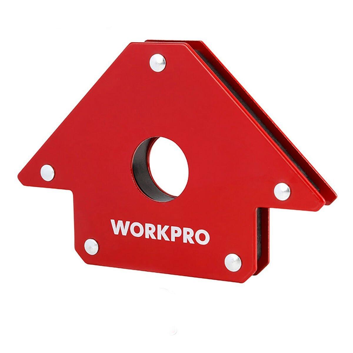 Escuadra magnética de soldadura Workpro 4" 10 cm