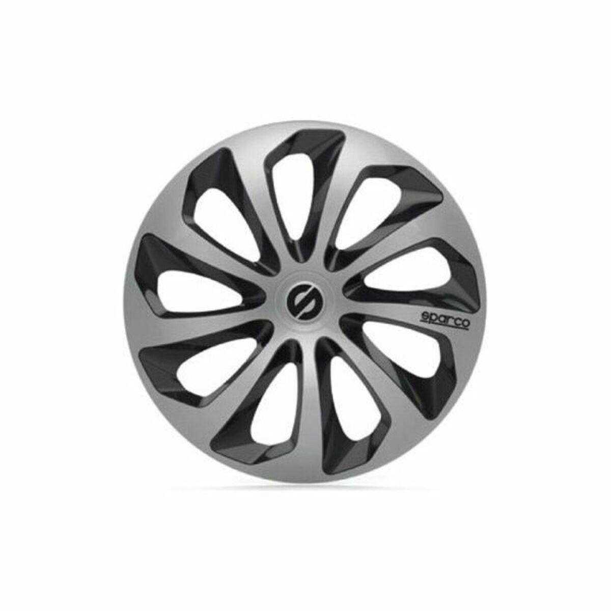 Tapacubos Sparco SPC1673SVBK 16" Negro/Plateado