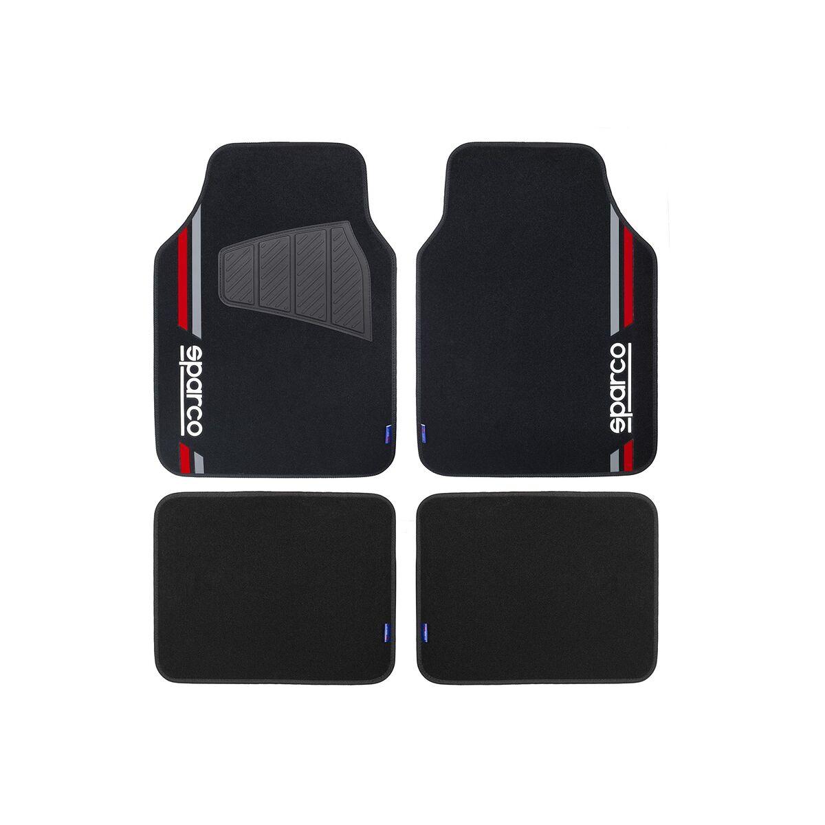 Set de Alfombrillas para Coche Sparco SPCF508RD Rojo