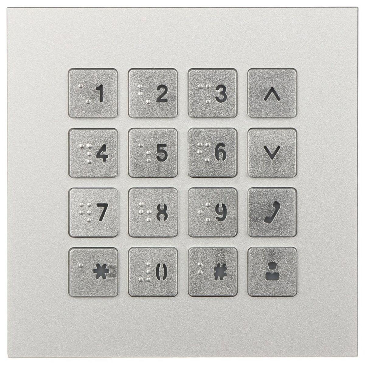 Teclado numérico Dahua DHI-VTO4202F-MK Plateado Metal