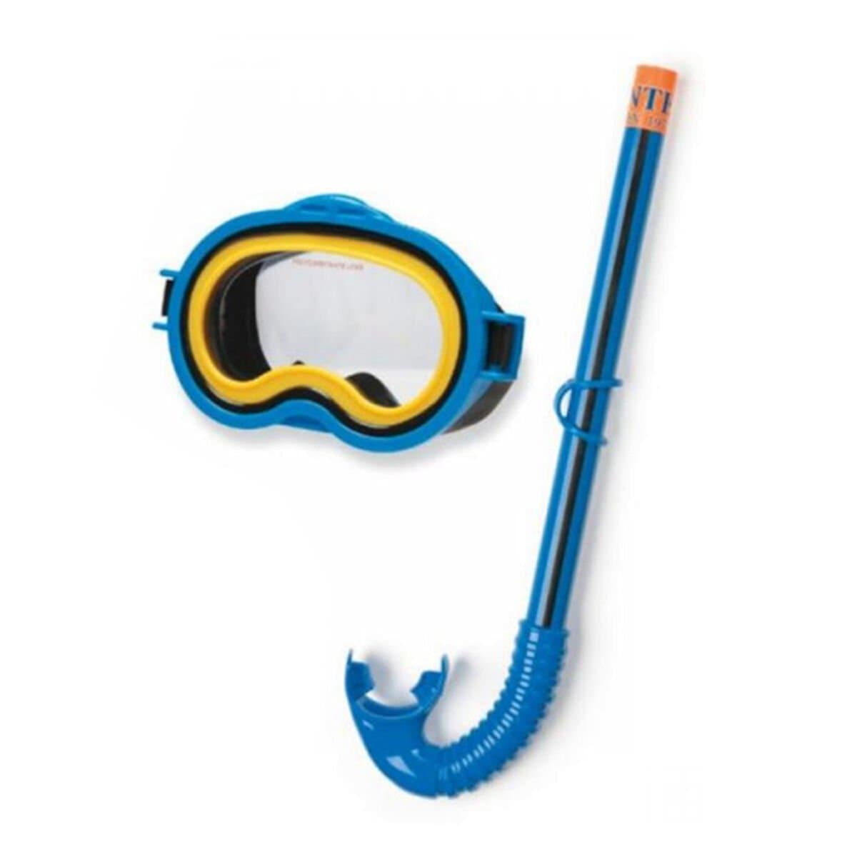 Gafas de Buceo con Tubo Infantiles Intex 55642 Amarillo Verde