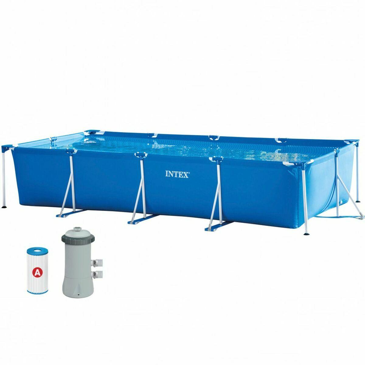 Piscina Desmontable Intex Frame 450 X 220 X 84 CM 7127 L Rectangular