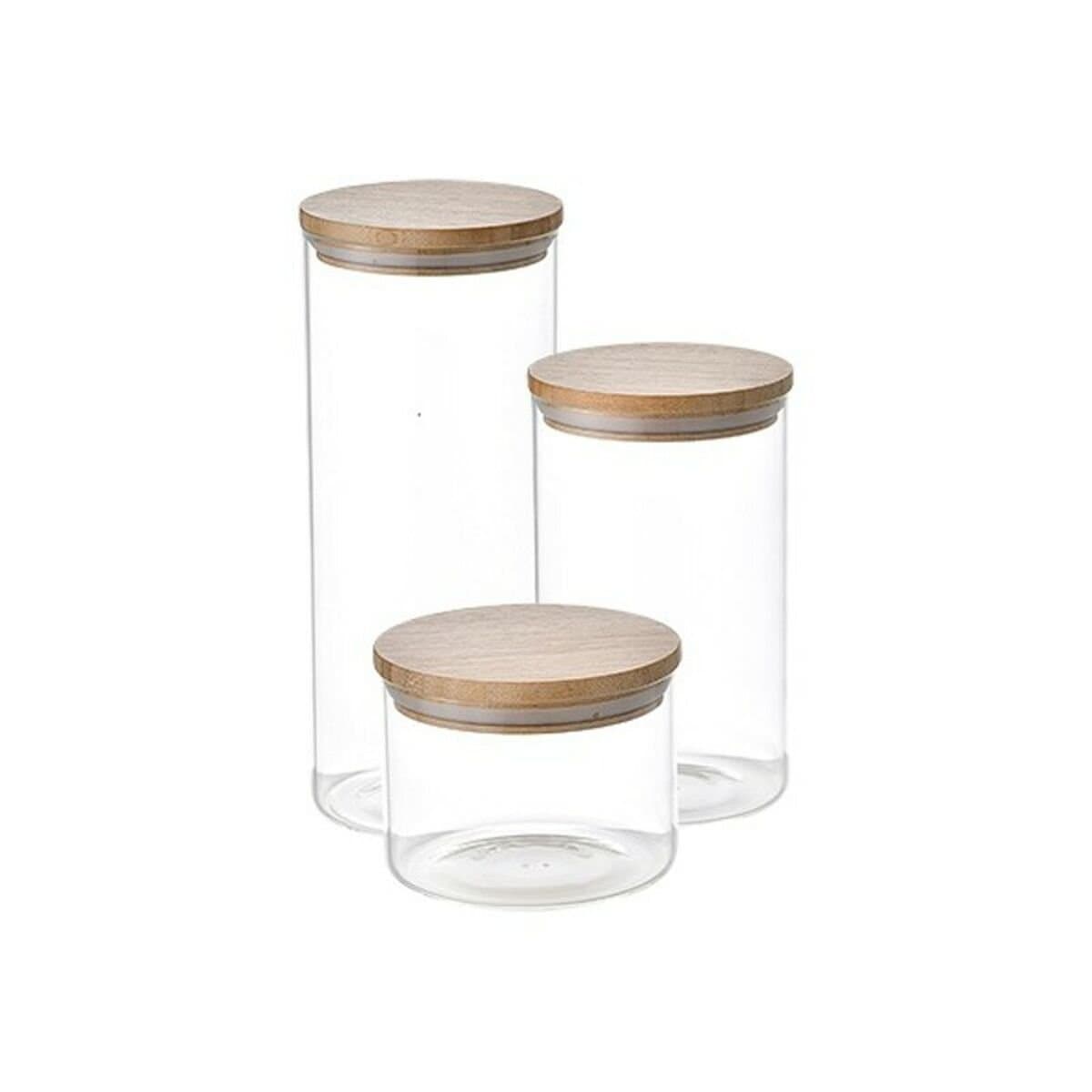 Set de 3 Botes San Ignacio Transparente Cristal