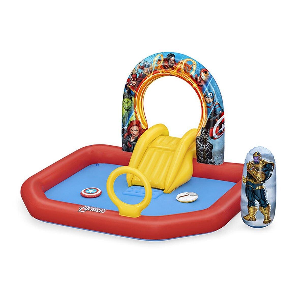Bestway Piscina Hinchable Parque de Juegos Avengers 211x198x125 cm +2 Años Jardin 98800