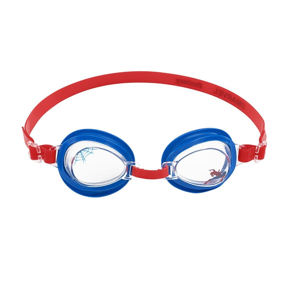 Bestway Gafa Natacion Infantil Correa Silicona Spiderman +3 Años Playa y Piscina 98019