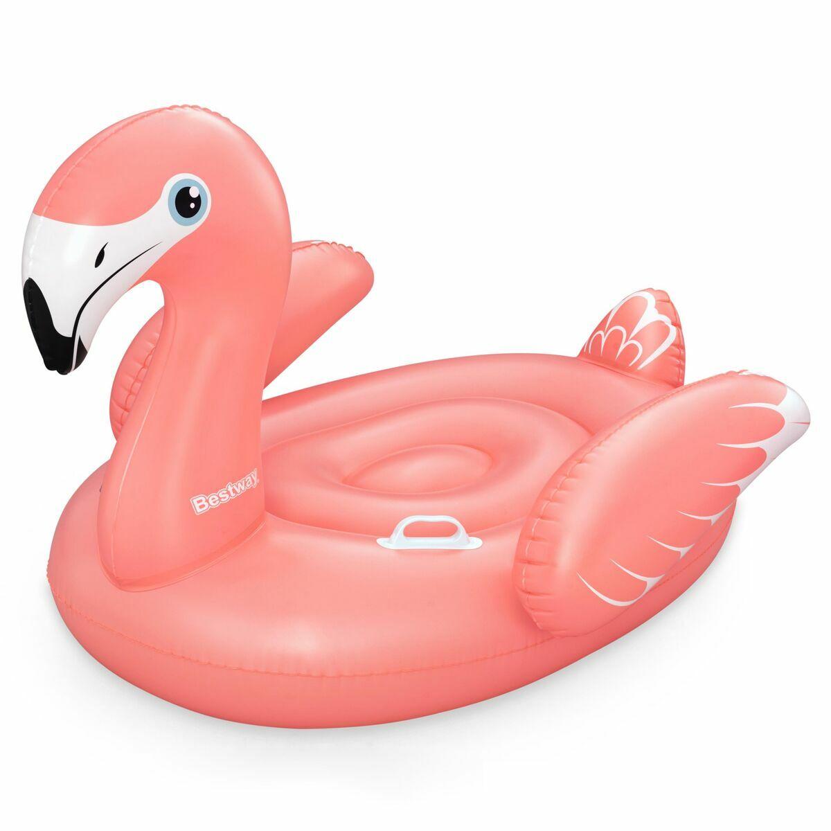 Bestway Figura Hinchable Flamenco con Asas 138x107 cm +3 Años Playa y Piscina 41525