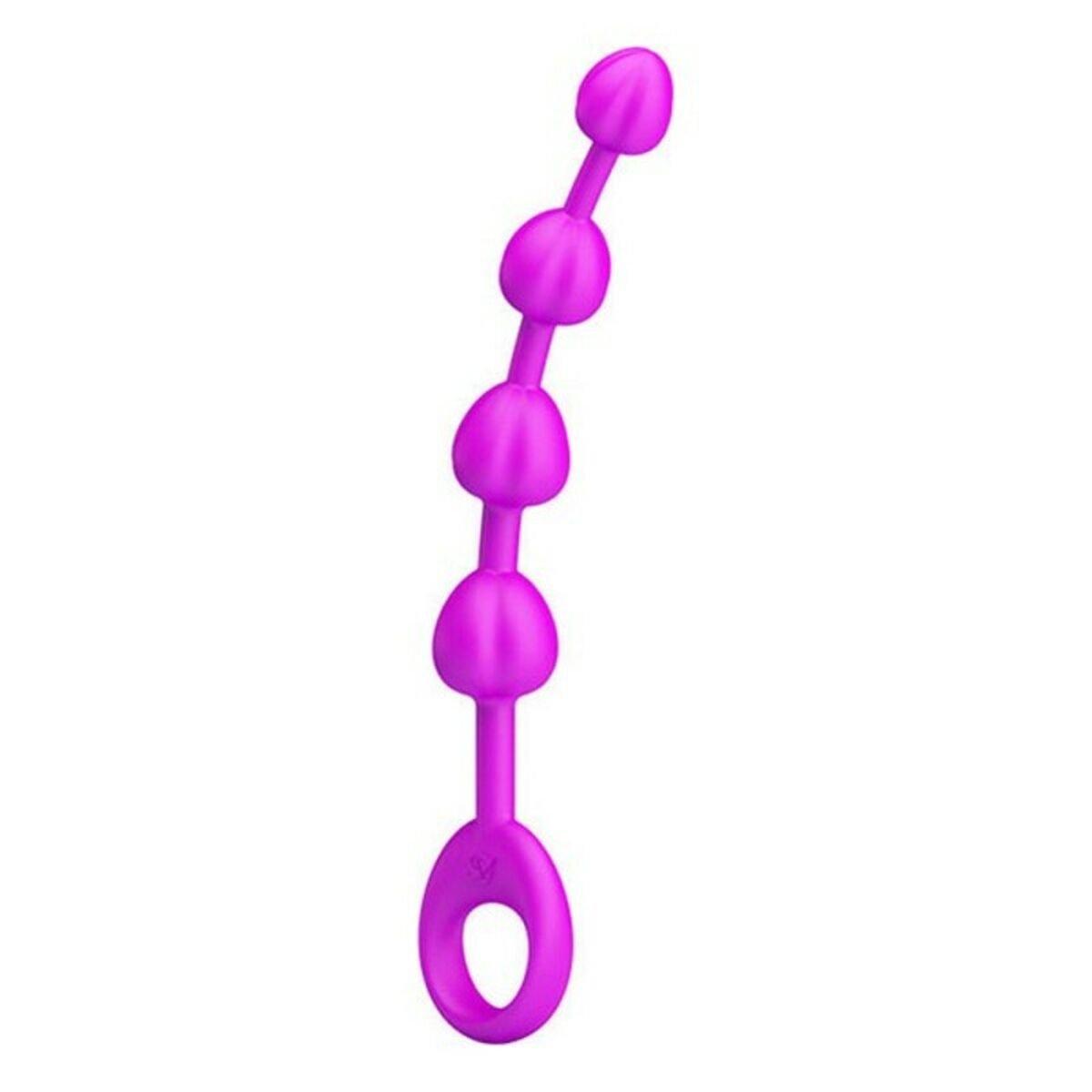 Bolas Anales Pretty Love Cónico Rosa Silicona