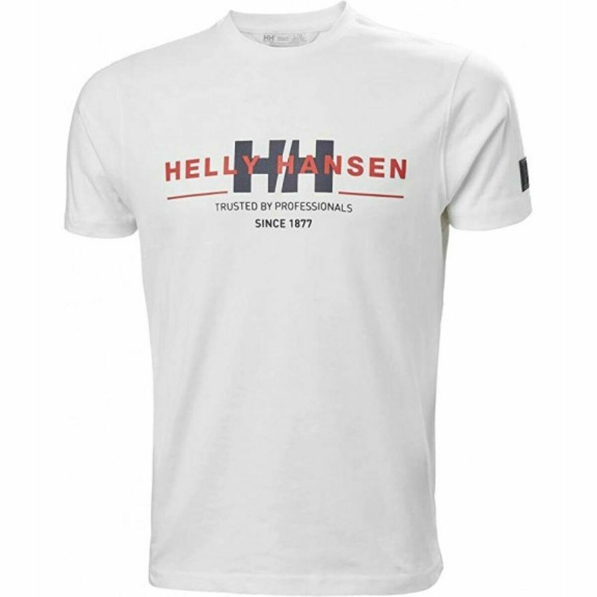 Camiseta Deportiva de Manga Corta RWB GRAPHIC Helly Hansen 53763 001 Blanco