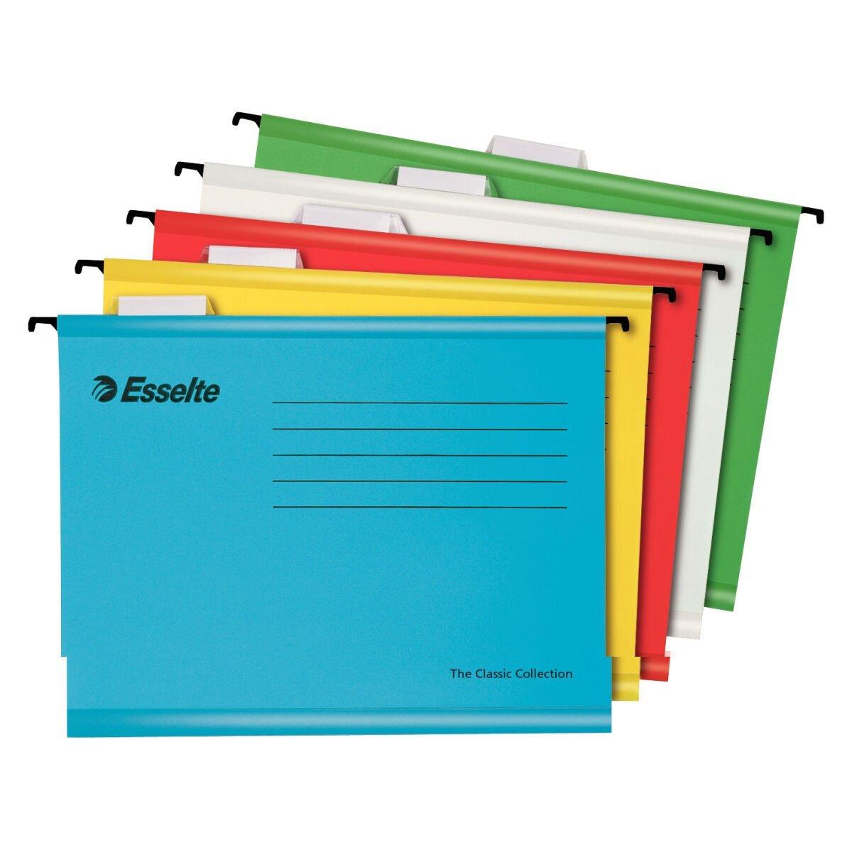 Carpeta Colgante Esselte Classic Multicolor A4