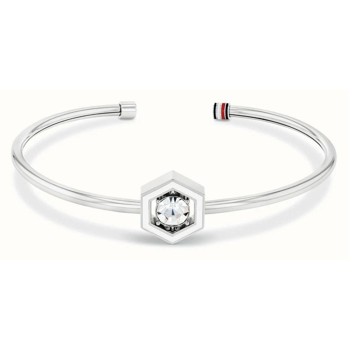 Brazalete Tommy Hilfiger Plateado 6 cm