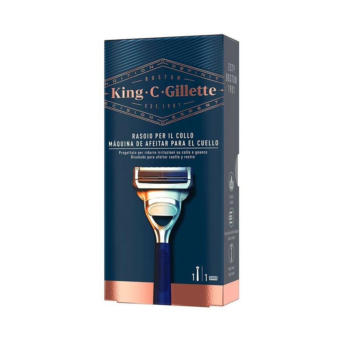 Maquinilla de Afeitar Gillette Gillette King Azul
