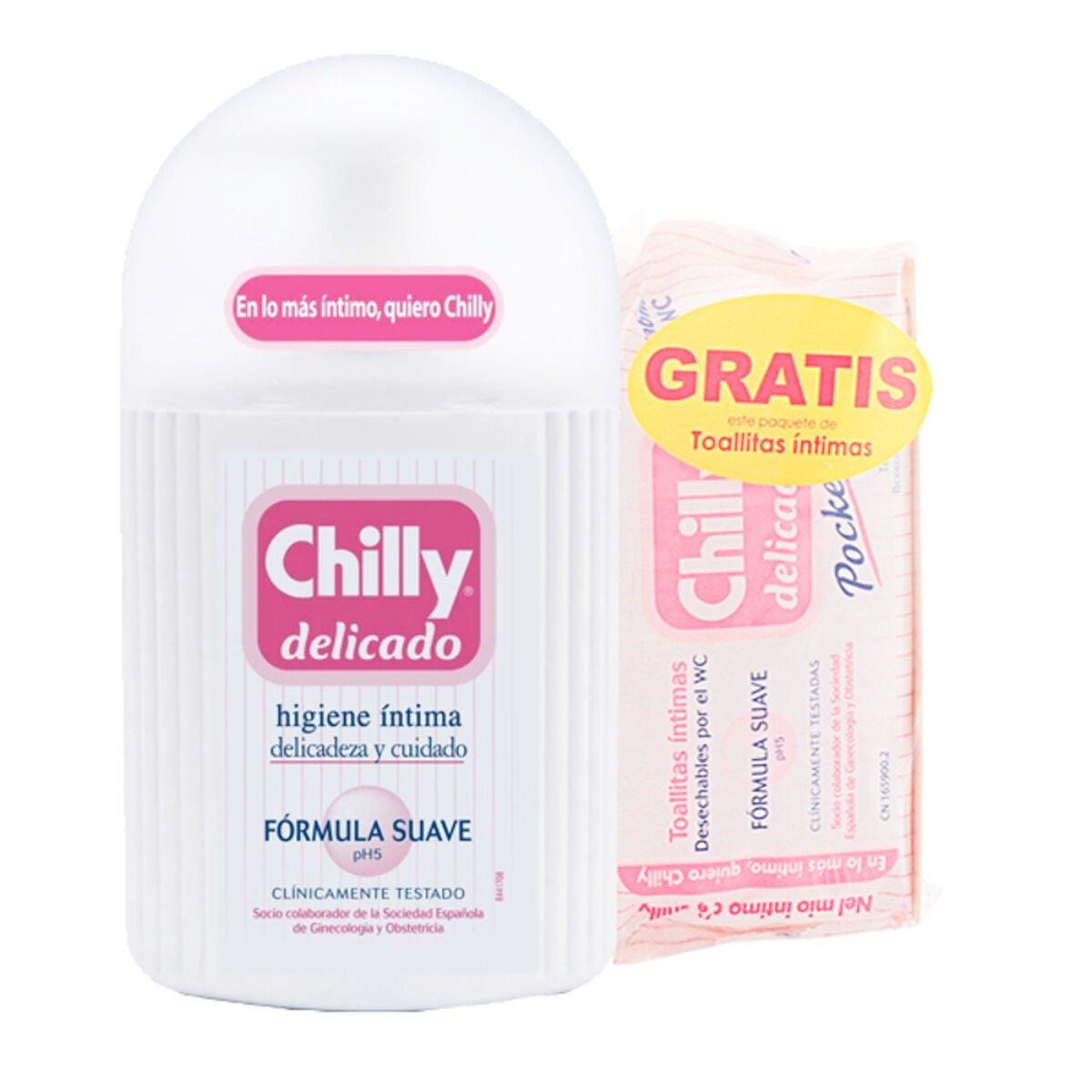 Gel Íntimo Chilly Delicado Piel Sensible Ph 250 ml