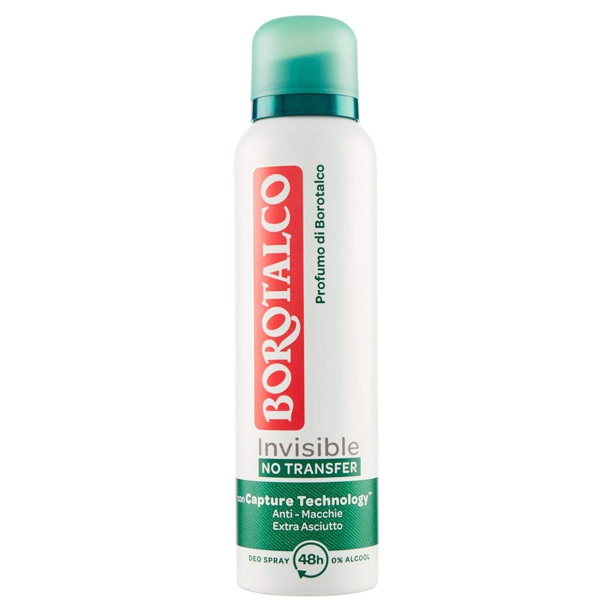 Desodorante en Spray Borotalco Invisible 150 ml