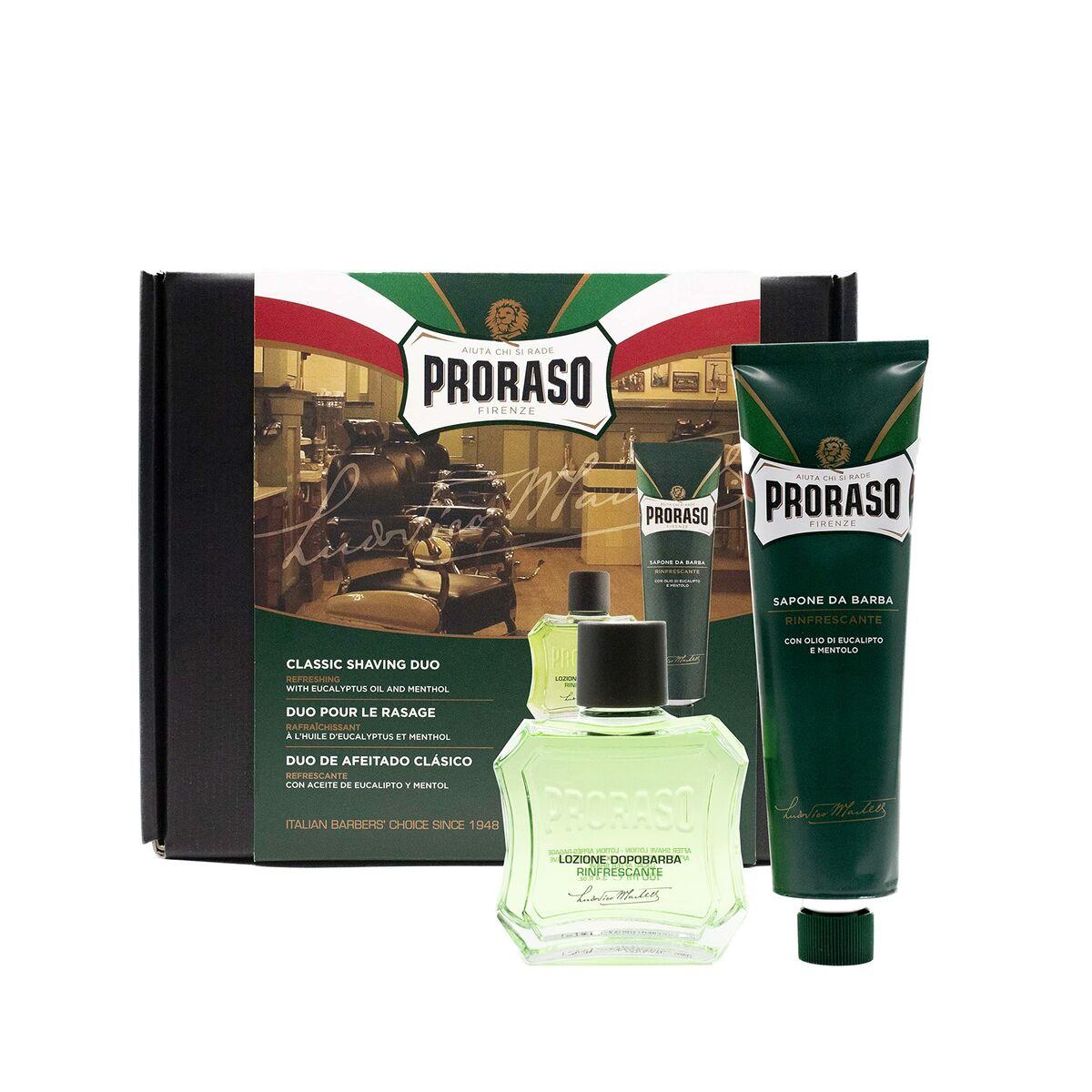 Set para el Afeitado Proraso Afeitado Clásico Rinfrescante Lote Refrescante 2 Piezas