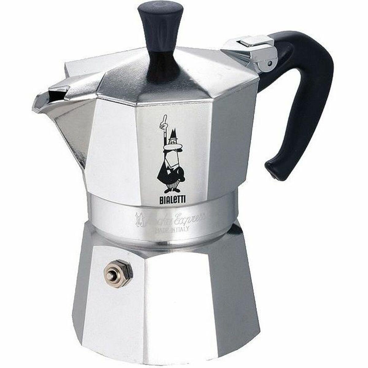 Cafetera Italiana Bialetti Moka Express Aluminio 3 Tazas