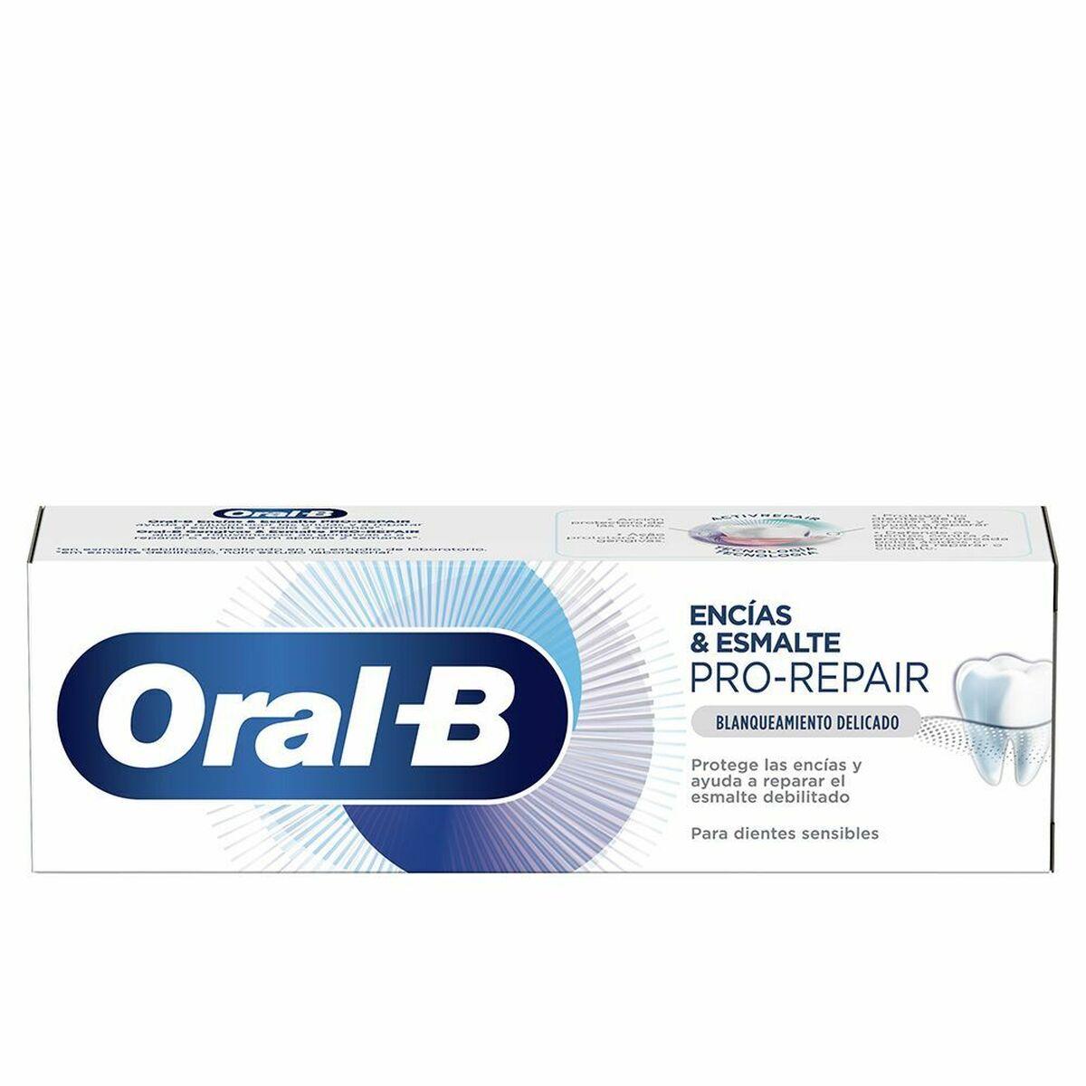 Pasta de Dientes Blanqueante Oral-B Encias Esmalte Repair 75 ml Dientes sensibles