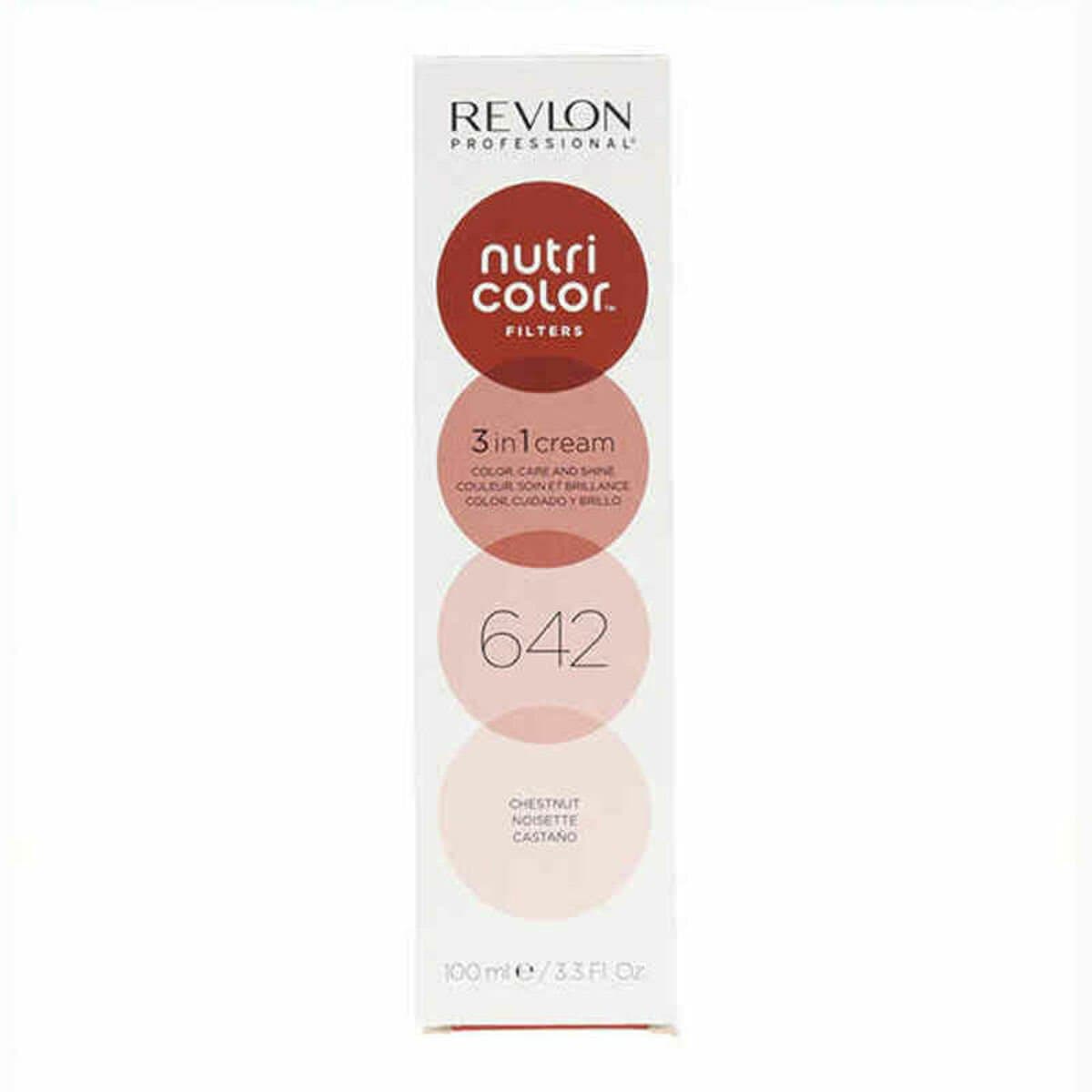 Tinte Permanente Nutri Color Revlon 642 Castaño (100 ml)