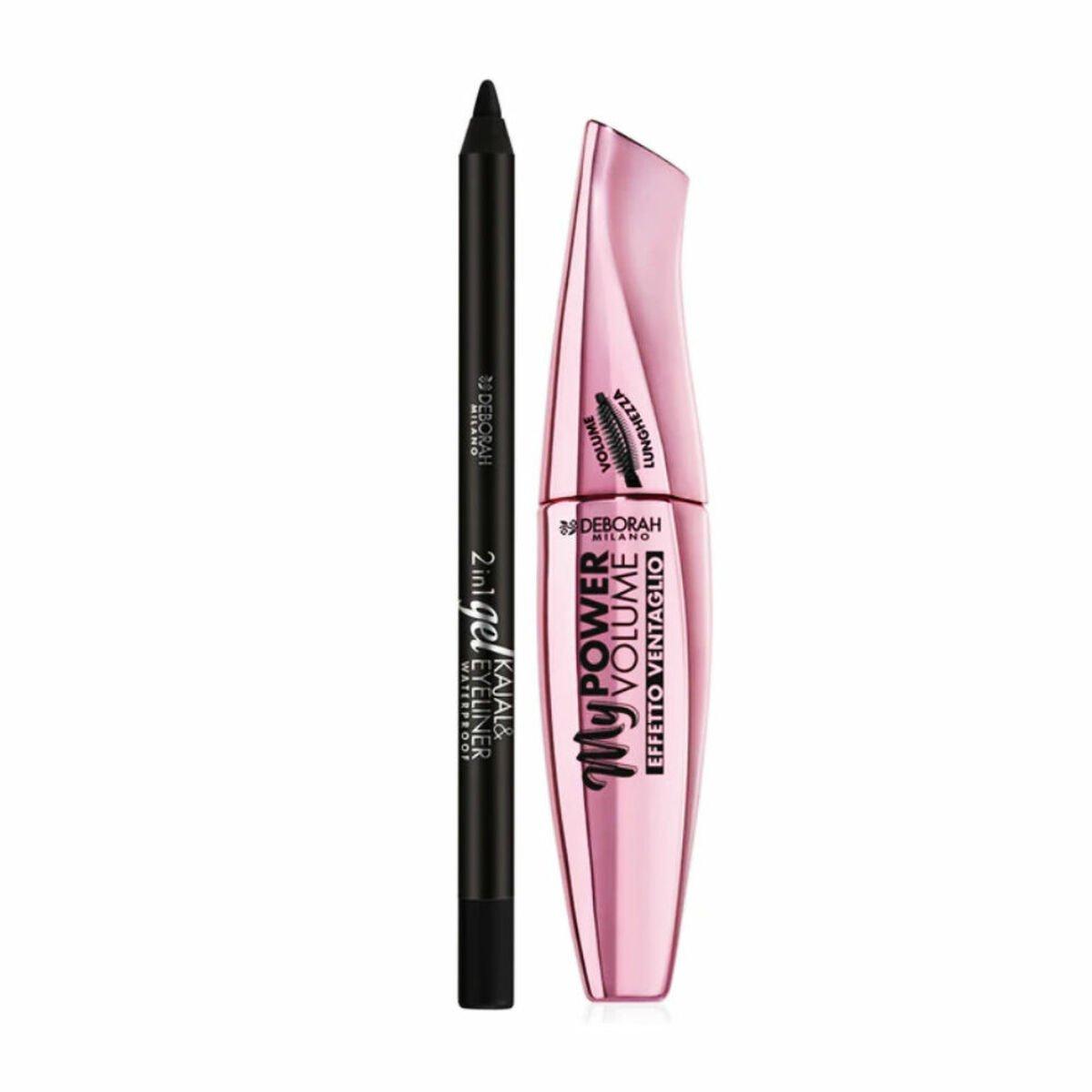 Maquillaje para Ojos Deborah 123781 Negro 10 ml Eyeliner 2 Piezas