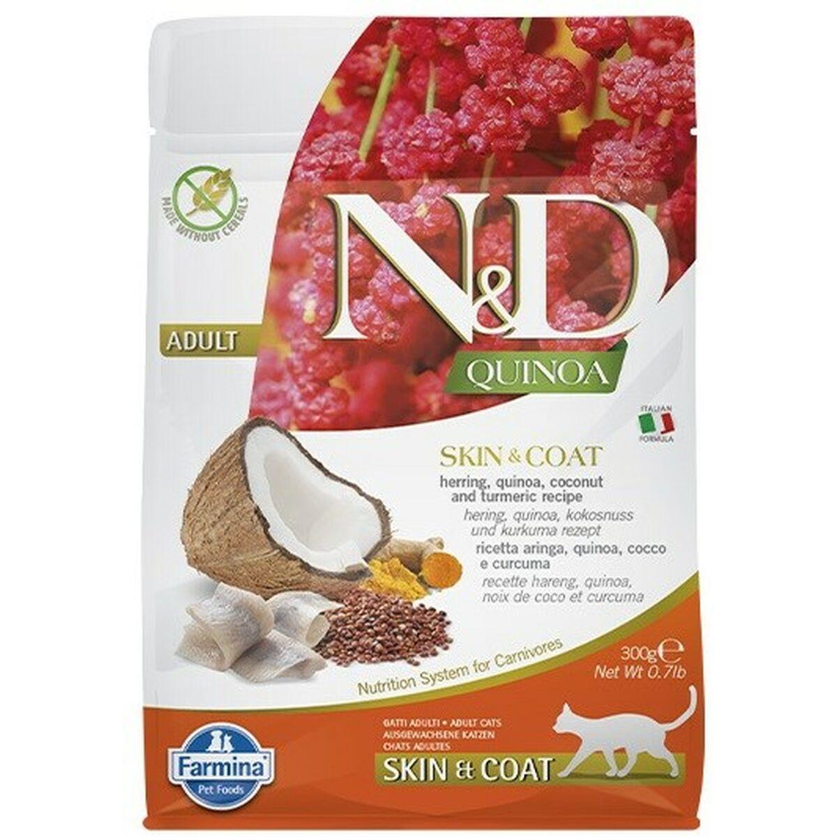 Comida para gato Farmina Skin&Coat Adulto Coco Pescado Cordero 300 g