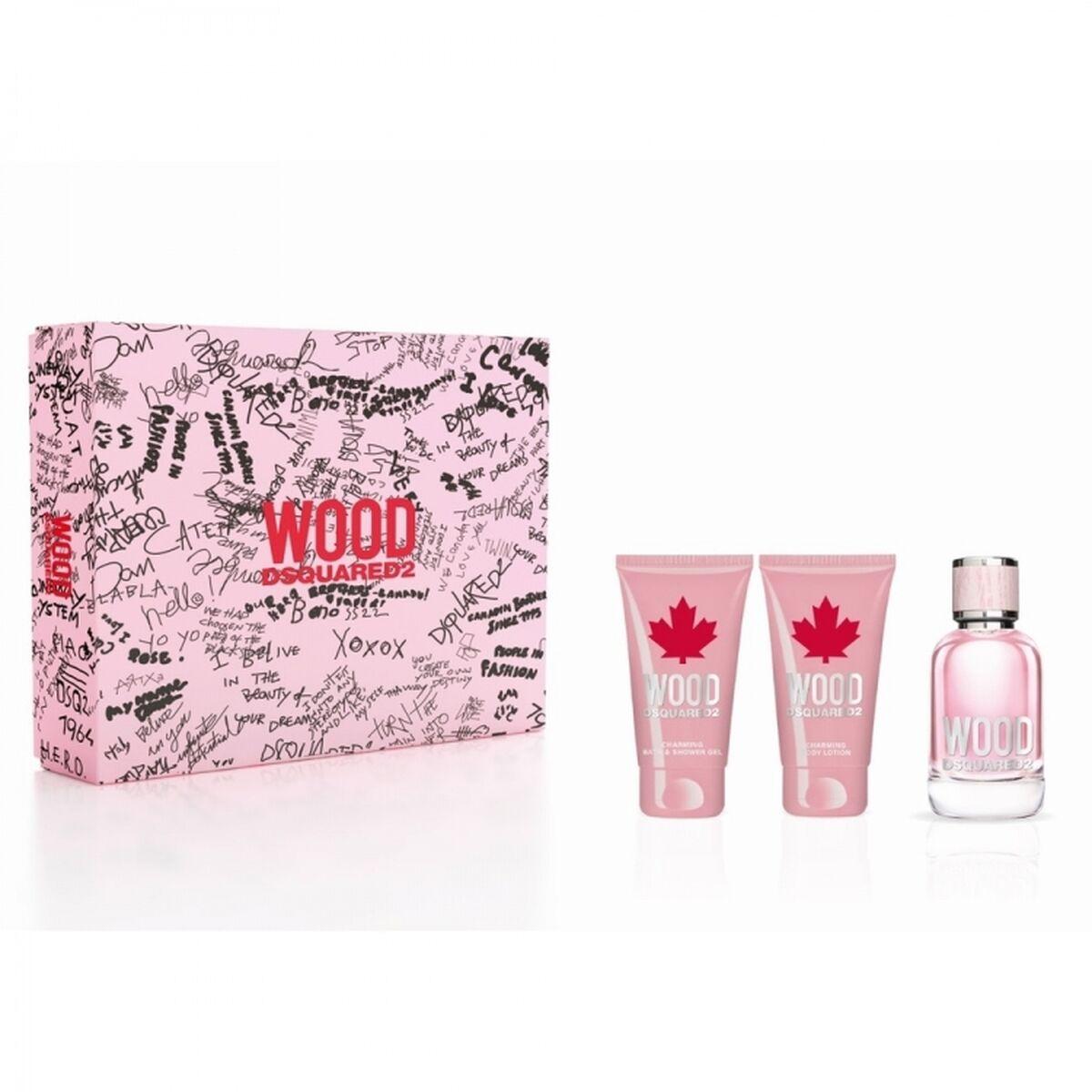 Set de Perfume Mujer Dsquared2 Wood Pour Femme EDP