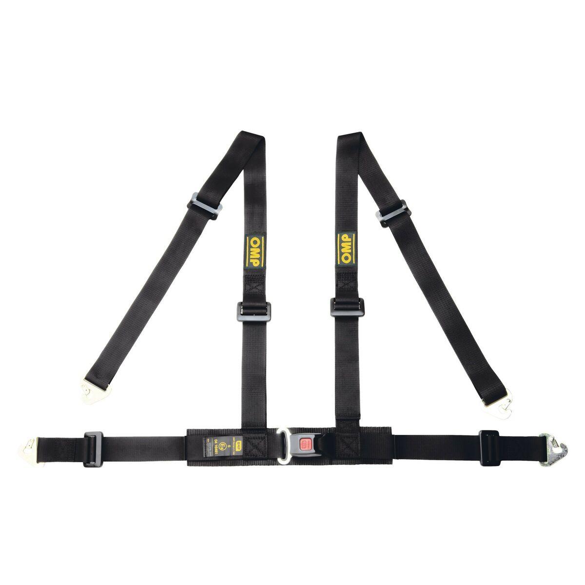 Arnés de 4 Puntos de Sujeción OMP OMPDA0-0507-A01-071 Mosquetón 2" Negro