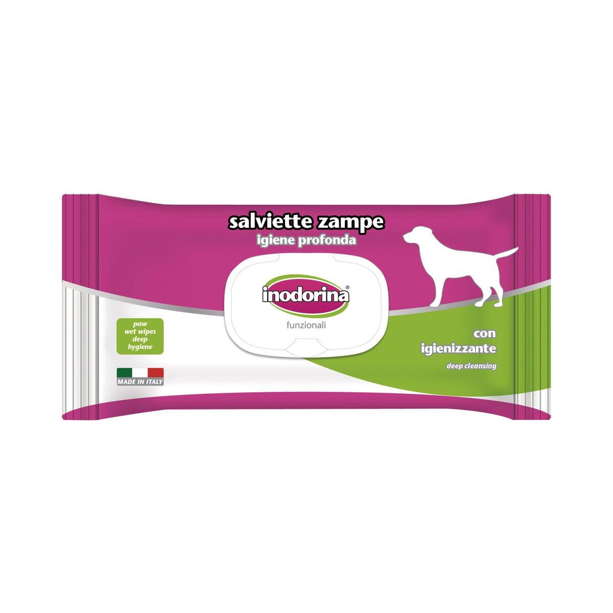 Toallitas Húmedas para Mascotas Inodorina Paws Perro