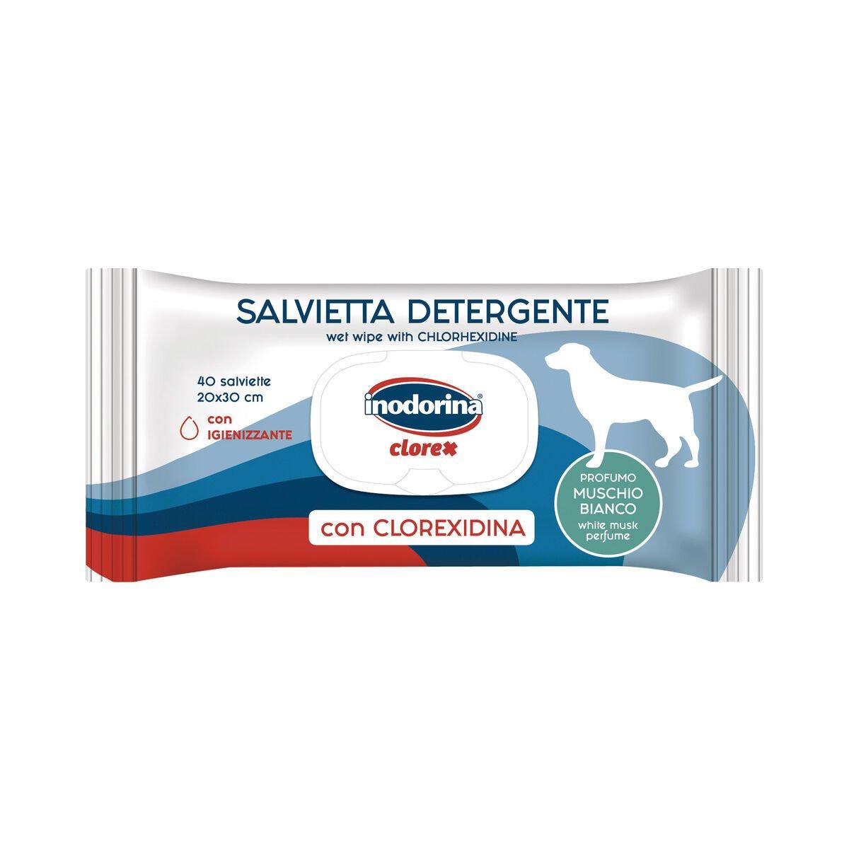 Toallitas Húmedas para Mascotas Inodorina Clorex