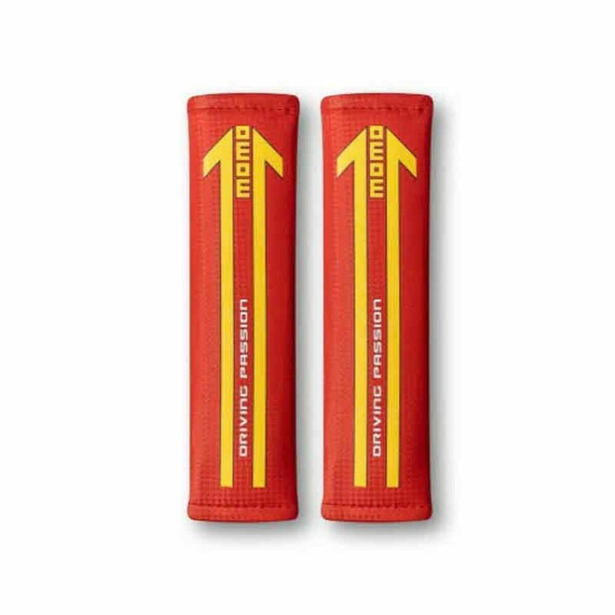 Almohadillas para Cinturón de Seguridad MOMO MOMLSHPE4CR Rojo