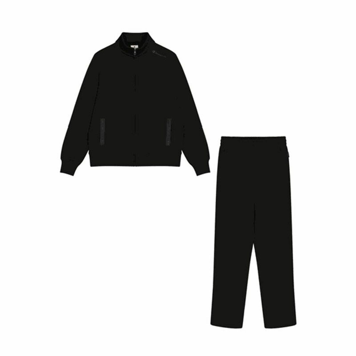 Conjunto Deportivo para Mujer Champion Negro 2 Piezas