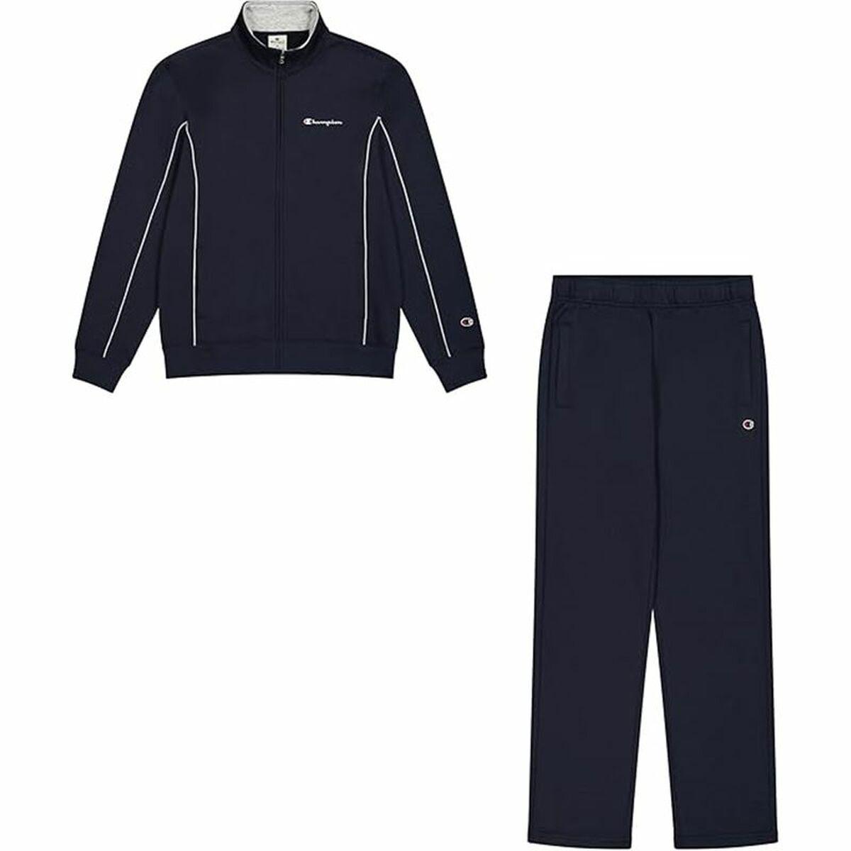Conjunto Deportivo para Adultos Champion Azul oscuro Azul marino 2 Piezas