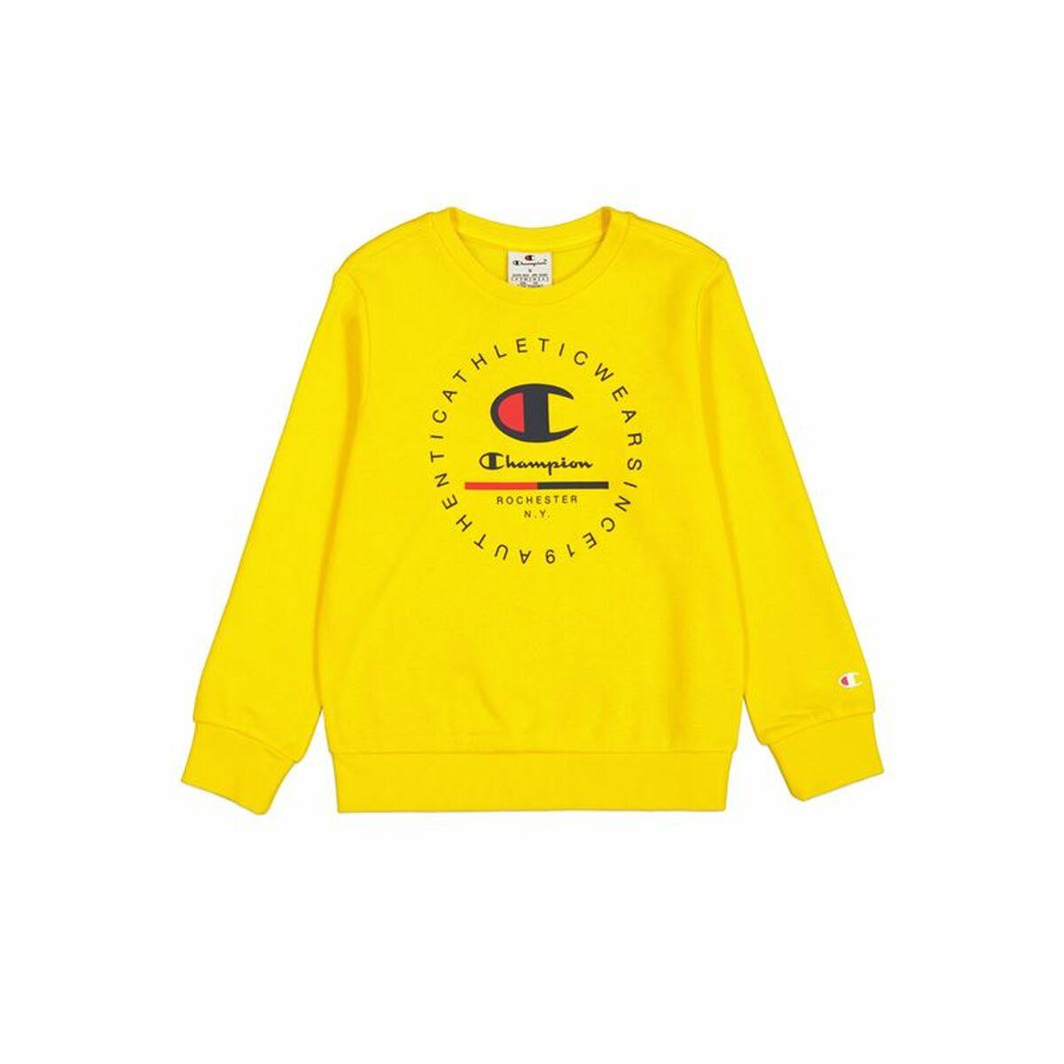 Sudadera sin Capucha Hombre Champion Amarillo