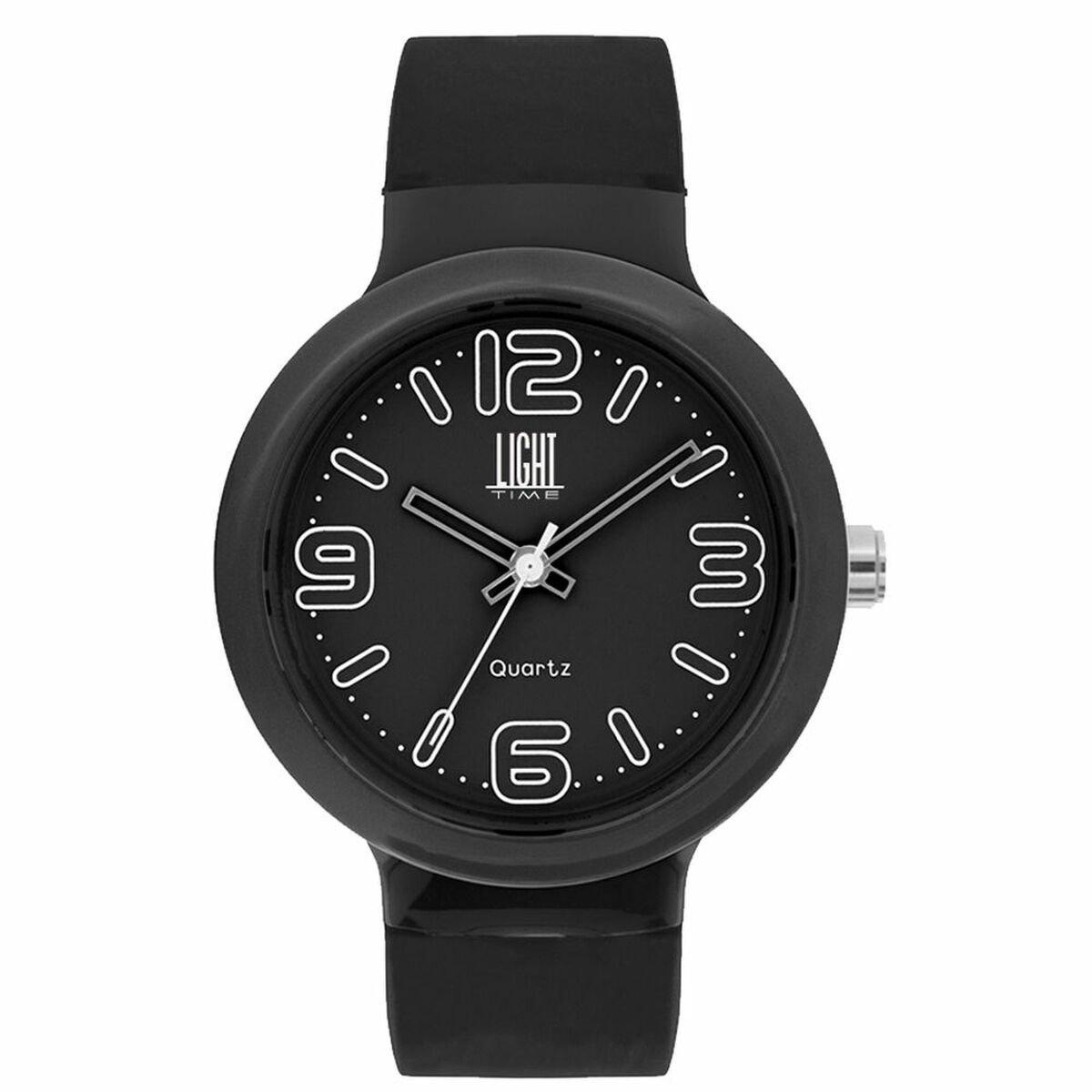 Reloj Unisex Light Time EUROPE Negro (Ø 40 mm)