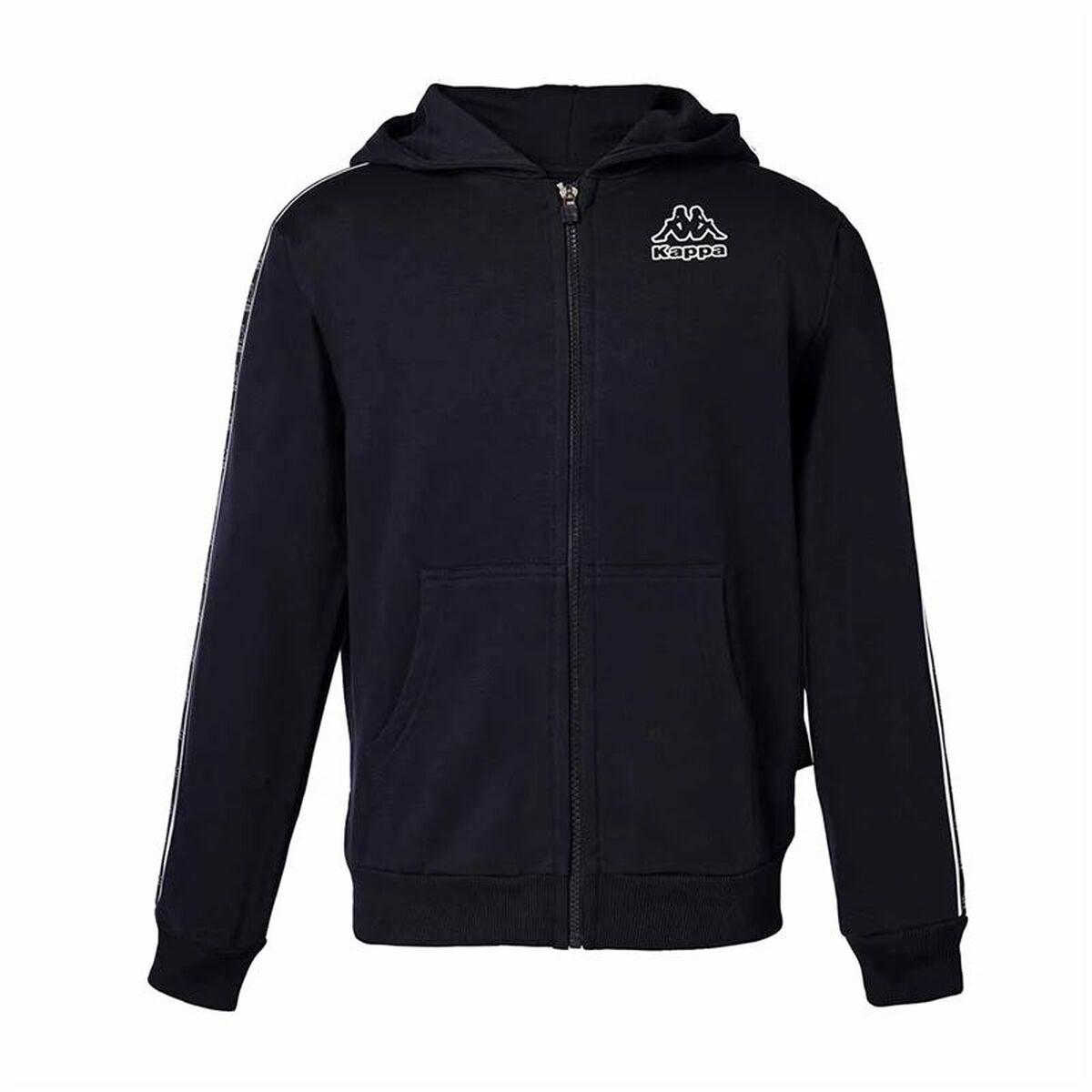 Sudadera con Capucha Niño Kappa 8031F0036 Negro