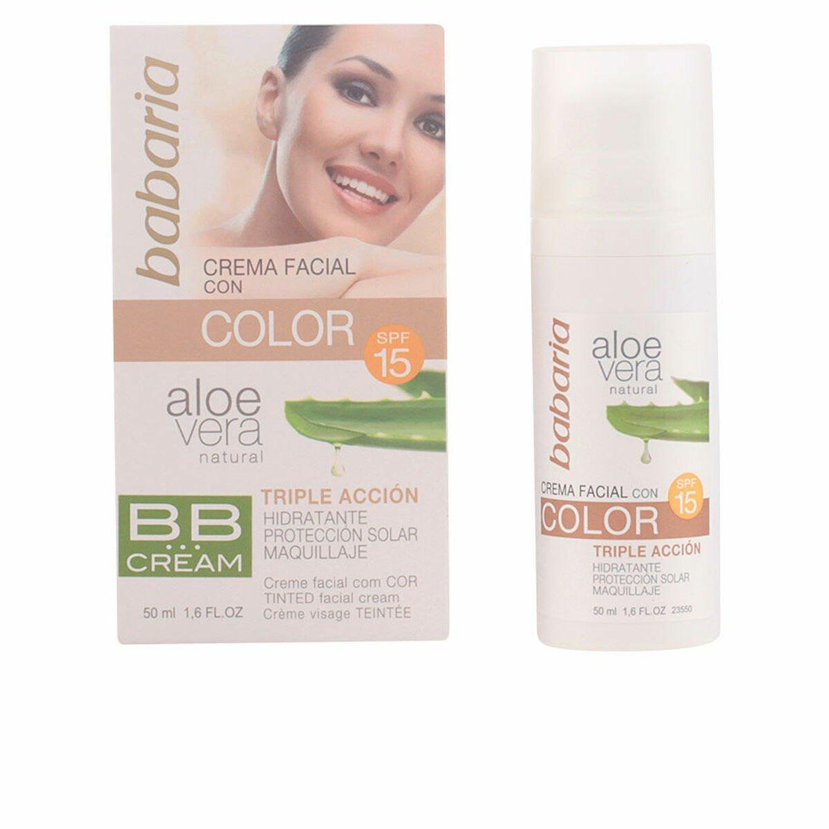 Crema Hidratante con Color Babaria 1004-26123 Spf 15 50 ml