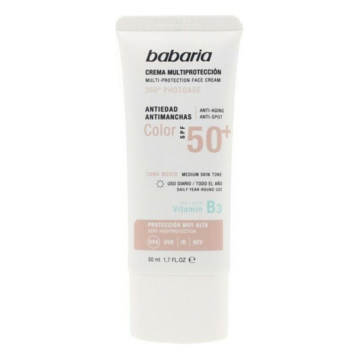 Crema Antimanchas Solares Babaria Solar Multiproteccion Spf 50 Spf 50+ 50 ml
