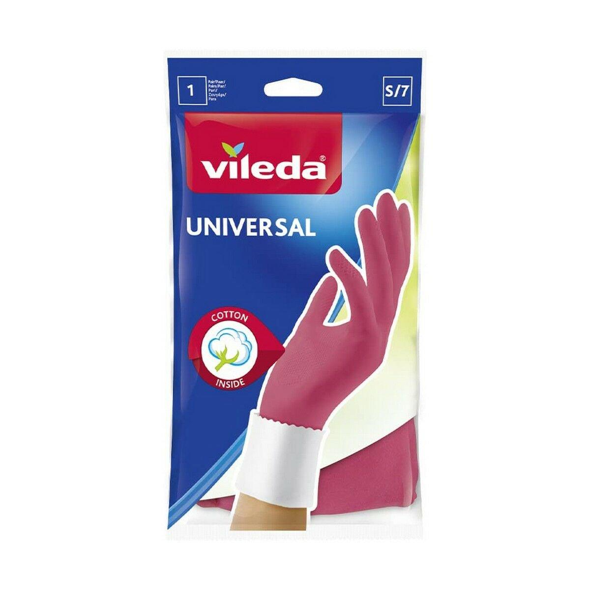 Guantes Desechables Vileda 166564 Rosa S