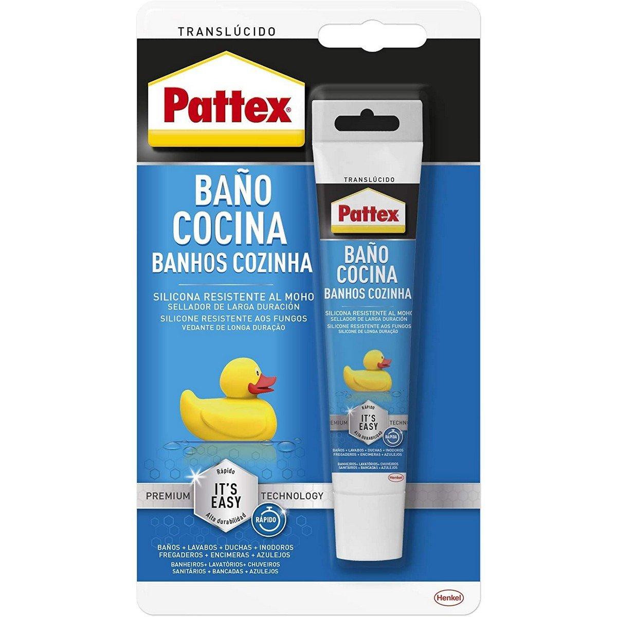 Silicona Pattex Blanco Silicona 50 ml Baños Cocina