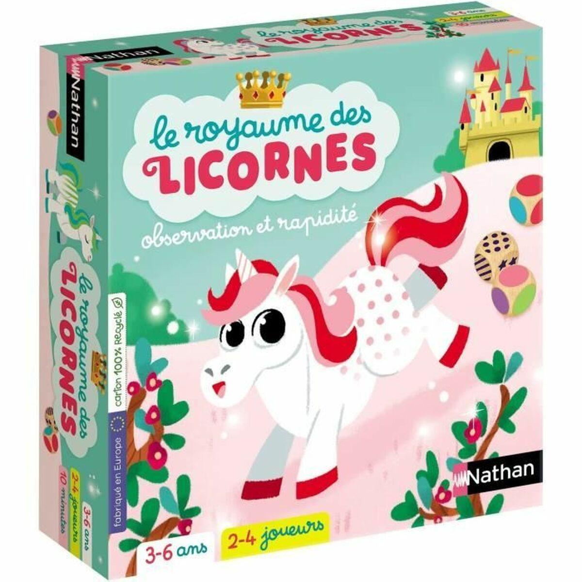 Juego de Mesa Nathan Le royaume des licornes 6 x 12 x 6 cm