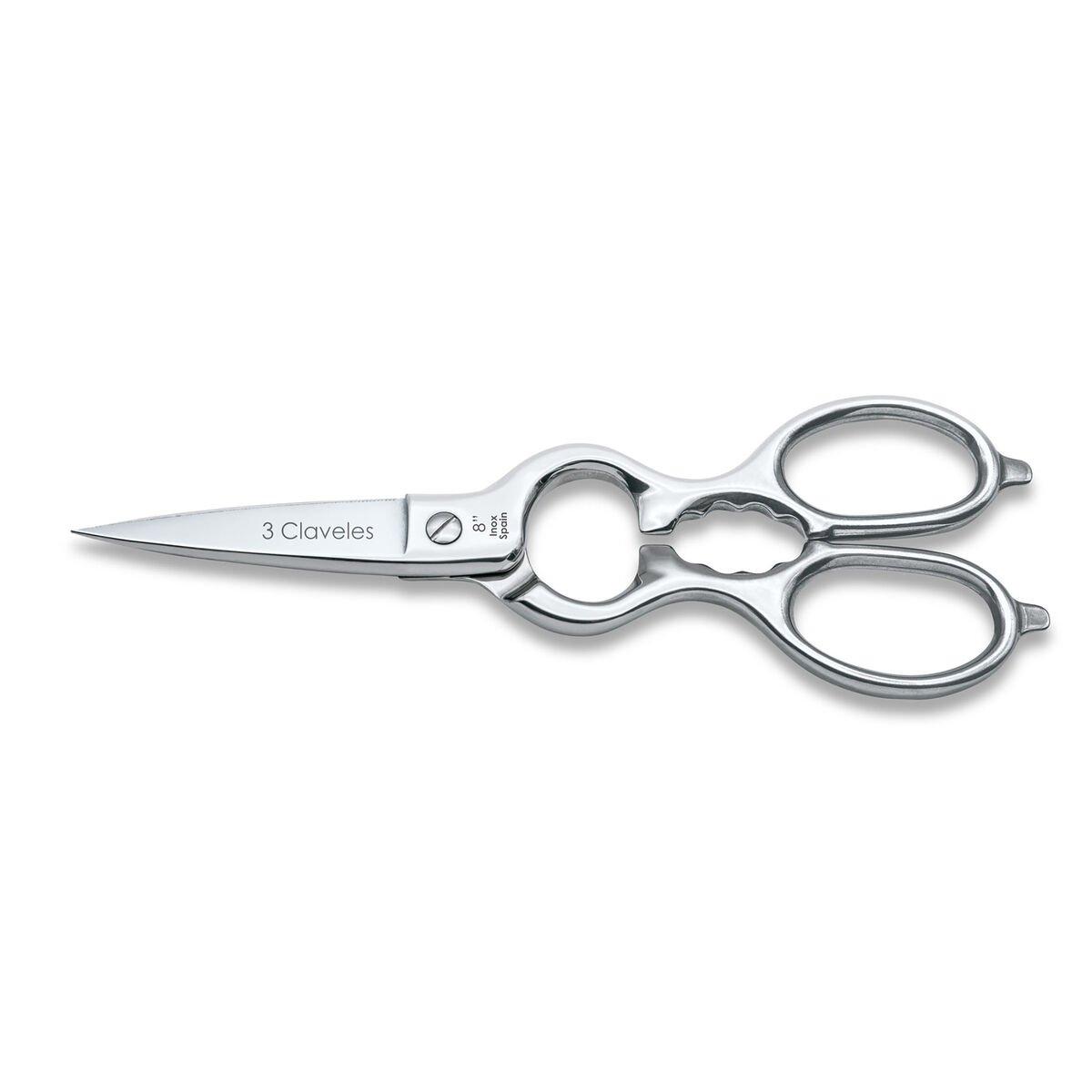 Tijeras de Cocina 3 Claveles 00400 Metal Acero Inoxidable 200 mm Multiusos