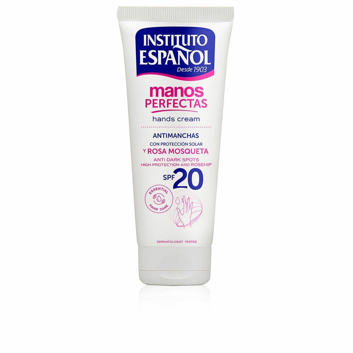 Crema de Manos Instituto Español Manos Perfectas 75 ml Spf 20 Rosa Mosqueta