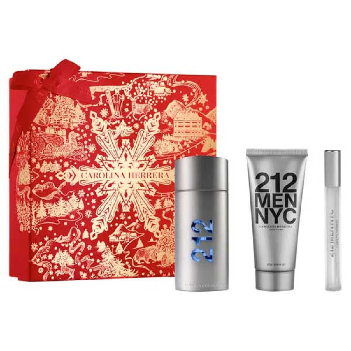 Set de Perfume Hombre Carolina Herrera 212 Men EDT 100 ml